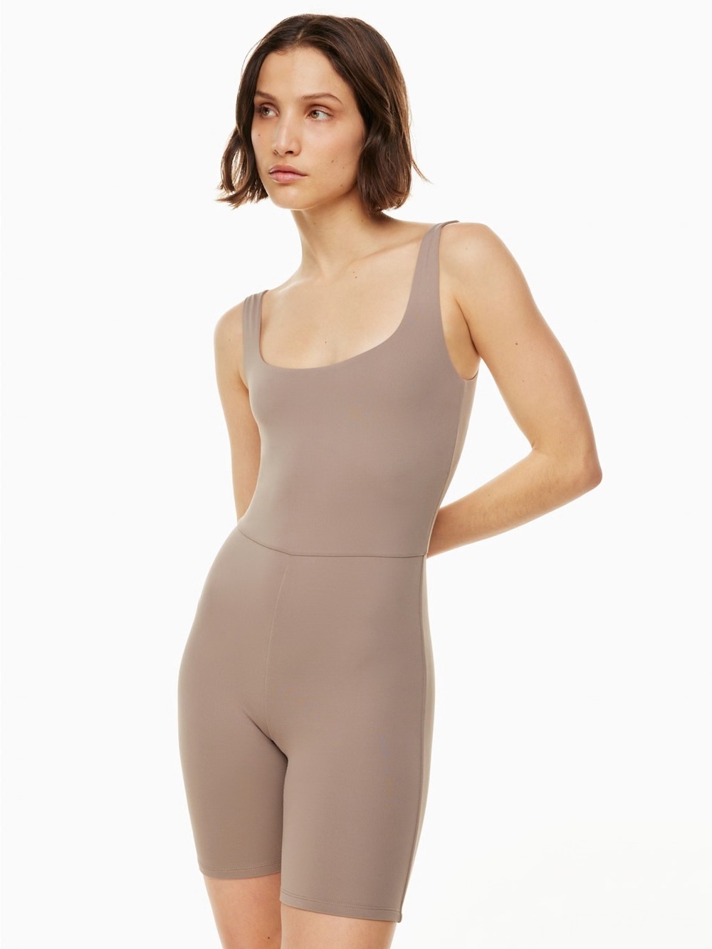 Babaton Aritzia Contour Squareneck Romper. Size M. NWT